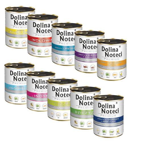 Dolina Noteci Premium dla Psa Mix Smaków 10x800g