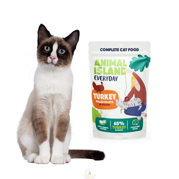 Animal Island Everyday Mokra Karma dla Kota Fileciki z Indyka w Rosole 85g