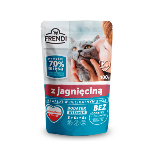 Frendi Kawałki w Sosie Saszetka 100g Jagnięcina