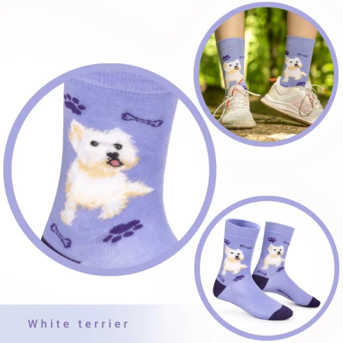 Skarpetki West Highland White Terier Rozm. 35/40 Skarpety