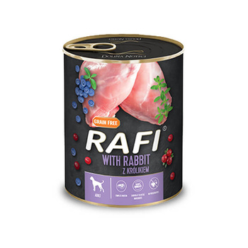 Dolina Noteci Rafi Classic Mokra Karma dla Psa Królik 400g