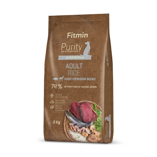 Fitmin Purity Rice Adult Fish&Venison 2 kg