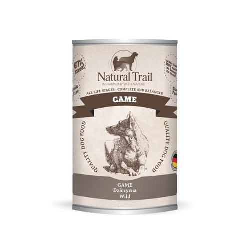 Natural Trail Mokra Karma Multi Proteinowa dla Psa Jeleń z Sarną 400g