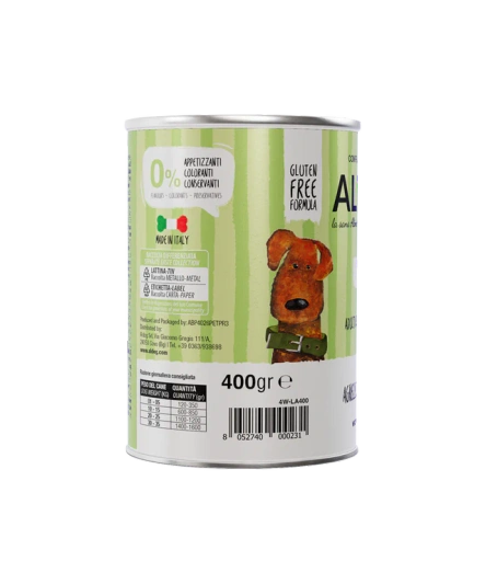 ALDOG Karma Mokra Monobiałkowa dla Psa Jagnięcina 400g