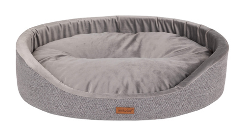 Amiplay Legowisko Owalne Siena Szare M