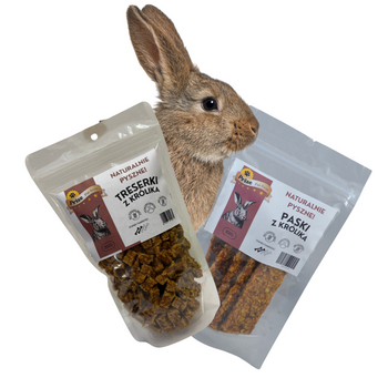 Zestaw z Królika 100% - Paski i Trenerki Prize Pet Food