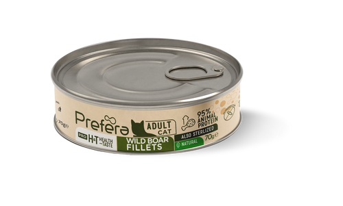 PREFERA Karma Mokra Filet z Dzika i Kurczaka dla Kota 70g