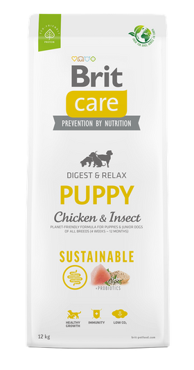 Brit Care Sustainable Puppy Chicken & Insects 12kg