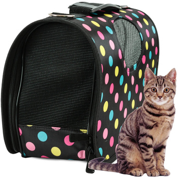 Torba Transportowa L w Kolorowe Kropki 53x30x21 cm