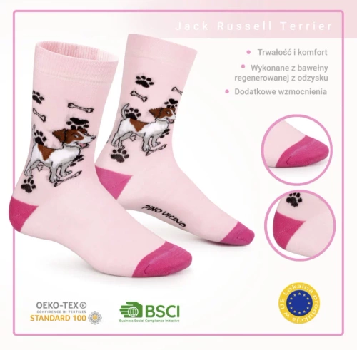 Skarpetki Jack Russell Terrier Rozm. 35/40