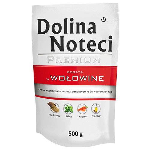 Dolina Noteci Premium dla Psa Wołowina 500g