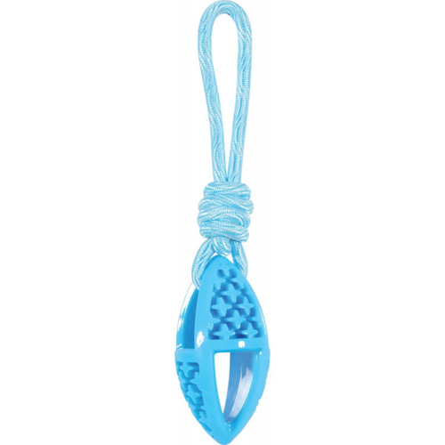 Zolux Gryzak ze Sznurem Samba Owal Niebieski