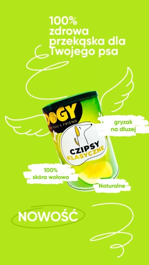 Dogy Czipsy Klasyczne dla Psa 120g