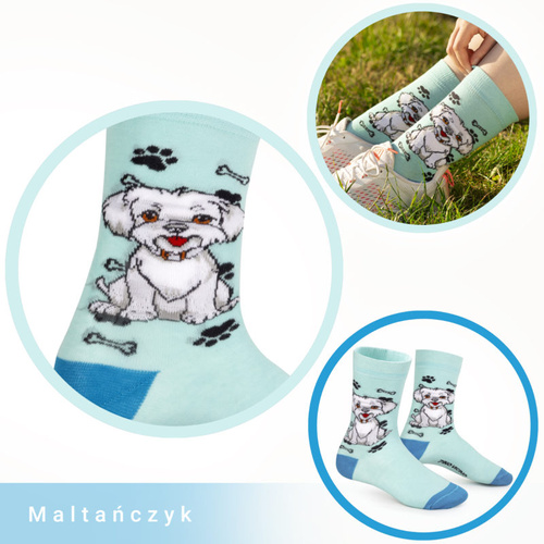 Skarpetki Maltańczyk Rozm. 35/40 Skarpety