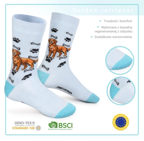 Skarpetki Golden Retriever Rozm. 41/46 Skarpety