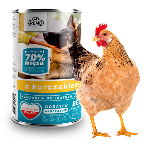 Frendi Kawałki w Sosie dla Psa 1250g Kurczak