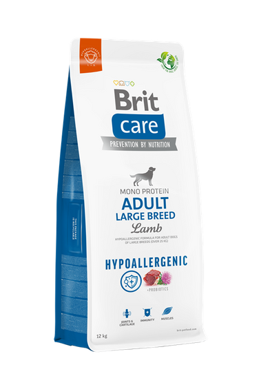 Brit Care Hypoallergenic Adult Large Breed Lamb 12kg
