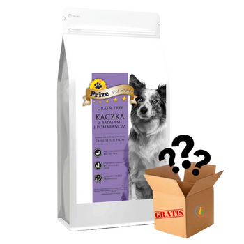 Prize Grain Free Kaczka, Bataty i Pomarańcza 12kg + Gratis Niespodzianka!