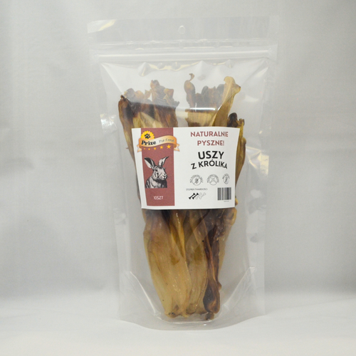 Uszy Królika Suszone 10szt Prize Pet Food