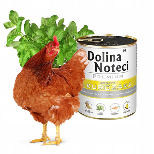 Dolina Noteci Premium dla Psa Kurczak 800g