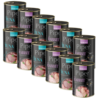 Dolina Noteci Piper Animals Mokra Karma dla Kotów Sterylizowanych 12 x 400g