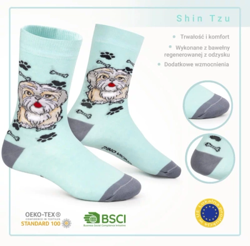 Skarpetki Shih Tzu Rozm. 35/40 Skarpety