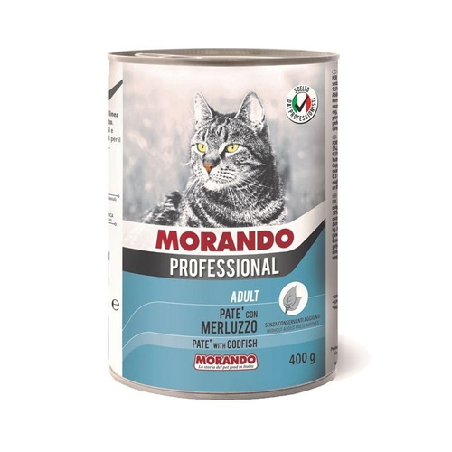 Morando Pro Mokra Karma dla Kota Pasztet Dorsz 400g