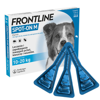 FRONTLINE Spot-On Dla Psów M 3x1,34 ml