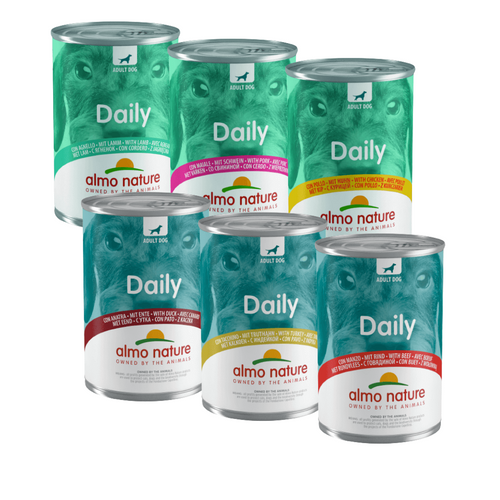 Almo Nature Daily Mokra Karma dla Psa Wieprzowina 400 g