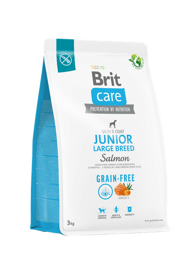Brit Care Grain-free Junior Large Breed Salmon 3kg