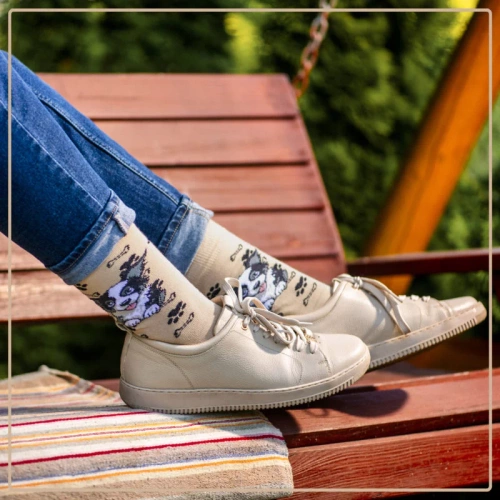 Skarpetki Border Collie Rozm. 41/46 Skarpety