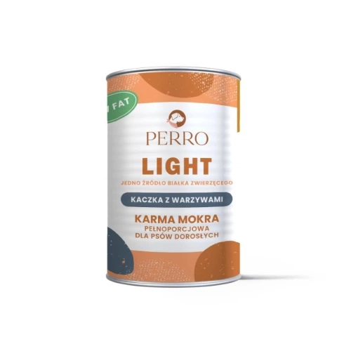 Perro Light Kaczka z Warzywami Karma Mokra dla Psa 400g