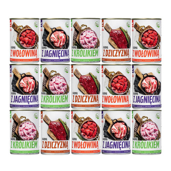16x Tuf Tuf Mokra Karma dla Psów 800 g