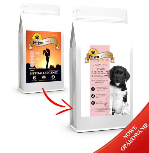 Prize Grain Free Puppy z Rybami, Batatami i Szparagami 6kg