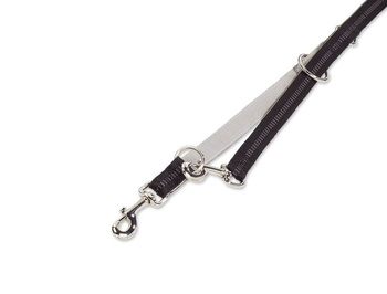 Smycz Nobby Soft Grip Regulowana M-L Czarna 200 cm