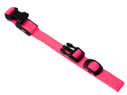 Świecąca Obroża LED Różowa 36 - 59 cm