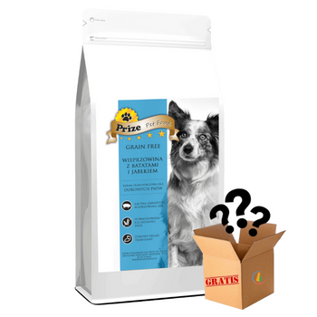 Prize Grain Free Wieprzowina z Batatami i Jabłkiem 12kg + Gratis Niespodzianka!