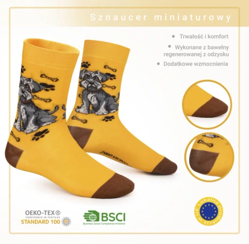 Skarpetki Sznaucer Rozm. 35/40 Skarpety