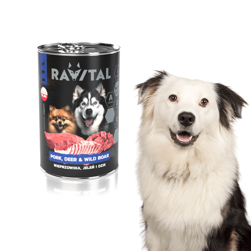 Ravital Immunity Wieprzowina z Dzikiem i Jeleniem 400g