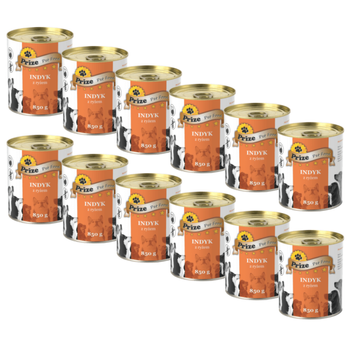 Prize Karma Mokra Dla Psa Indyk z Ryżem 12x850g