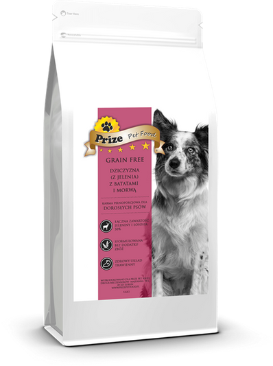 Prize Grain Free Dziczyzna z Batatami i Morwą 6kg