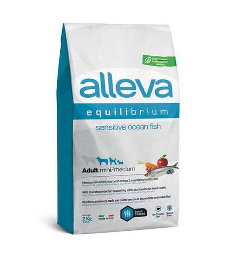 Alleva Equilibrium Adult Mini/Medium Sensitive Ocean Fish 2kg