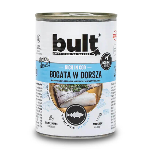 Bult Mokra Karma dla Psa Bogata w Dorsza 400g