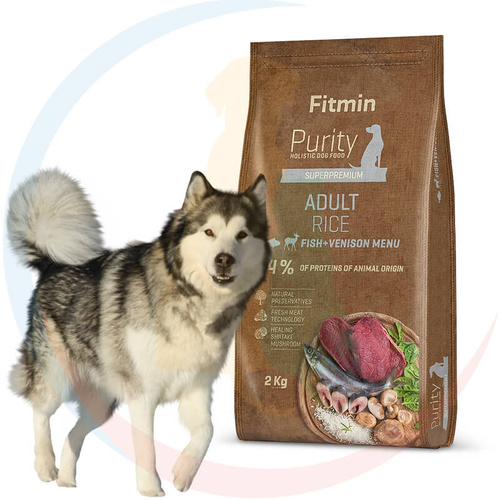 Fitmin Purity Rice Adult Fish&Venison 2 kg