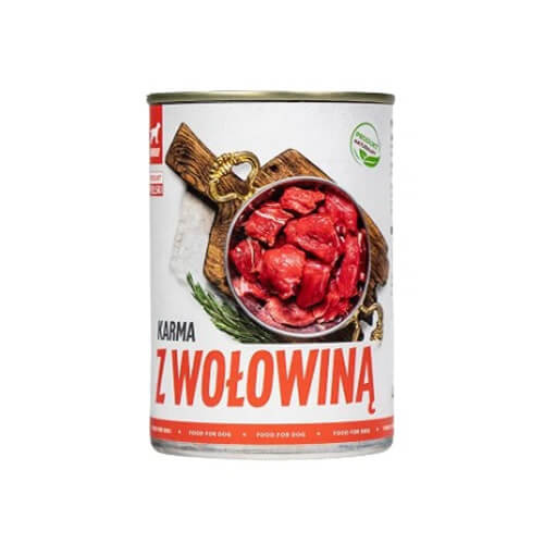 Tuf Tuf Mokra Karma dla Psów z Wołowiną 800 g