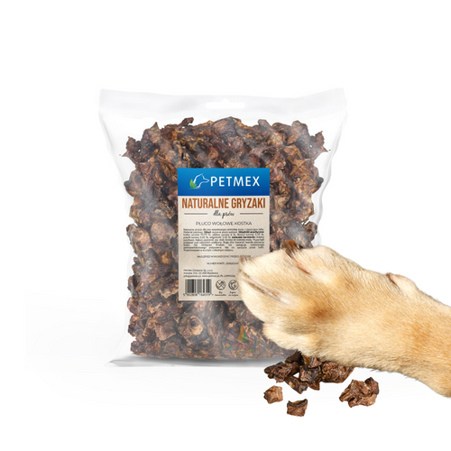 Petmex Płuca Wołowe w Kostce 100g