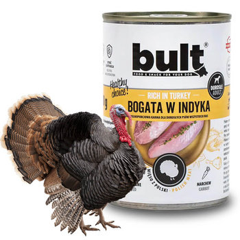 Bult Mokra Karma dla Psa Bogata w Indyka 800g