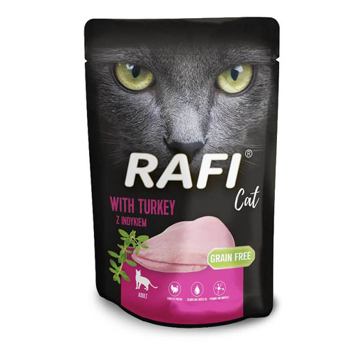 Rafi Cat Pasztet dla Kotów 100g Indyk