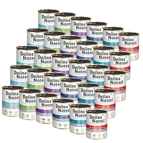 Dolina Noteci Premium dla Psa Mix Smaków Bez Drobiu 30x800g