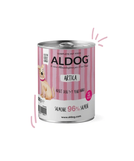 ALDOG Karma Mokra Monobiałkowa dla Psa Łosoś 400g